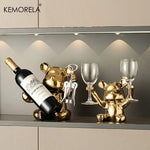 Carregue a imagem na visualização da galeria, Rack de Vinho Criativo com Abridor e Design Charmoso

