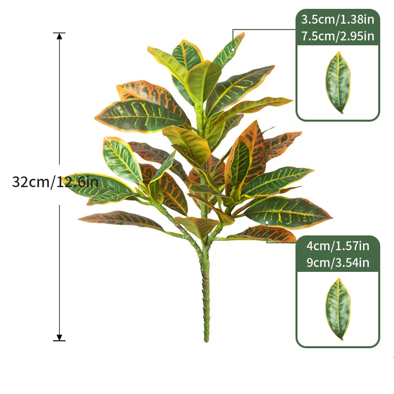 Planta Artificial Ficus Decorativa para Casa e Escritório