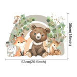 Carregue a imagem na visualização da galeria, Adesivos de Parede Infantis com Animais da Floresta - Decoração Encantadora
