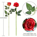 Carregue a imagem na visualização da galeria, Buquê Realista de Rosas Artificiais para Decoração e Eventos
