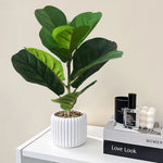 Carregue a imagem na visualização da galeria, Ficus Artificial 38cm com Folhas de Violino para Decoração
