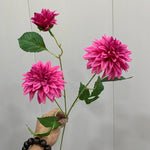 Carregue a imagem na visualização da galeria, Ramo de Dália Artificial Realista - Beleza Atemporal para Sua Decoração
