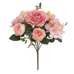 Carregue a imagem na visualização da galeria, Buquê Vintage de Flores Artificiais em Seda para Decoração Elegante
