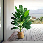 Carregue a imagem na visualização da galeria, Planta Artificial Tropical de Folhas Grandes para Decoração
