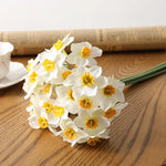 Carregue a imagem na visualização da galeria, Bouquet de Narcisos de Seda para Decoração Elegante
