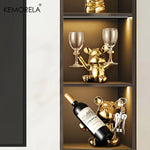 Carregue a imagem na visualização da galeria, Rack de Vinho Criativo com Abridor e Design Charmoso

