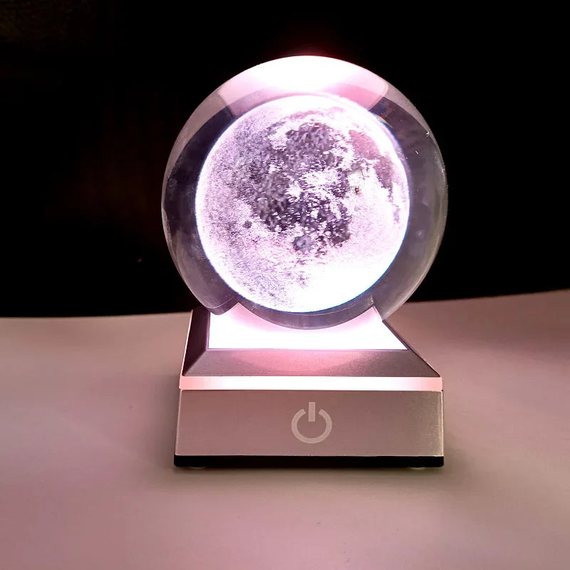 Luminária 3D Galáxia: Atmosfera Mágica para Sua Mesa Loja Salve Decor