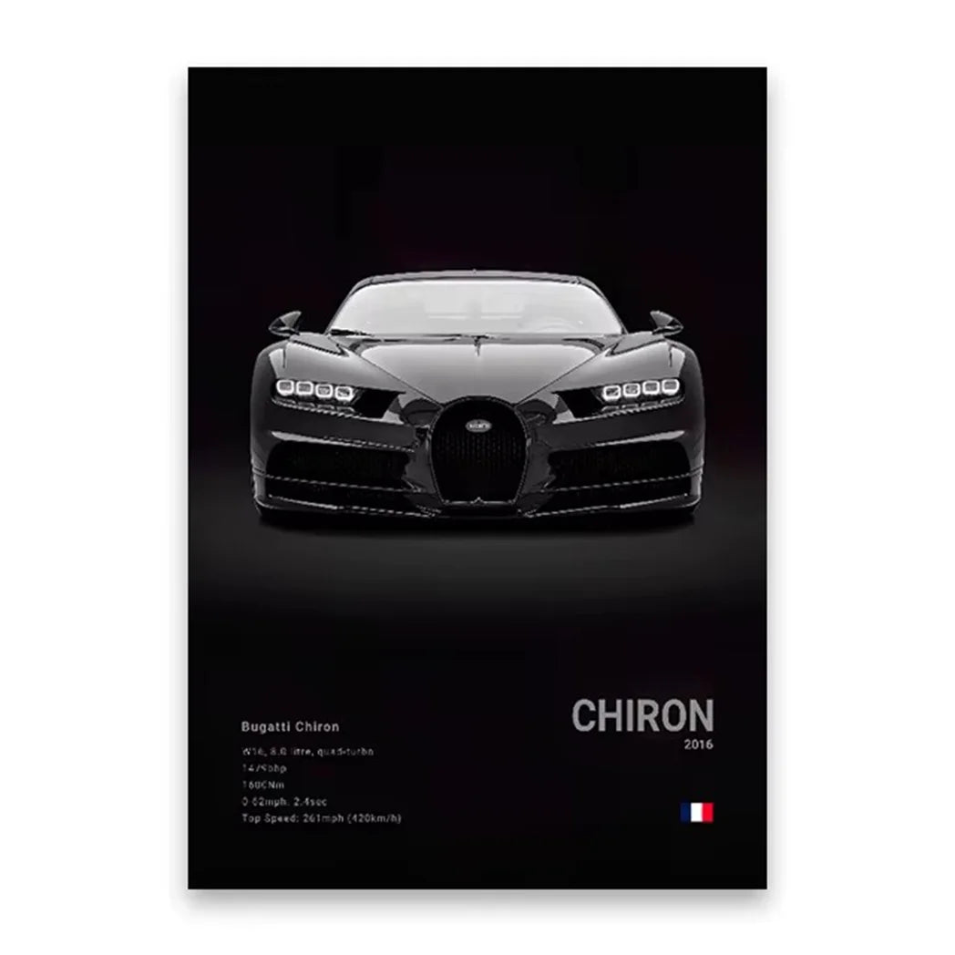 Arte em Tela de Carros Icônicos - Decoração Moderna