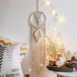 Carregue a imagem na visualização da galeria, Apanhador de Sonhos Macramê Boho: Harmonia e Elegância
