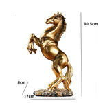 Carregue a imagem na visualização da galeria, Elegante Escultura de Cavalo em Resina - Decoração Interior
