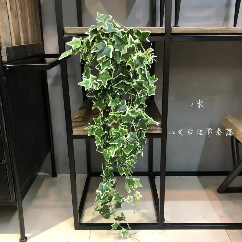 Folhagem Artificial Tropical 100cm para Decoração de Interiores
