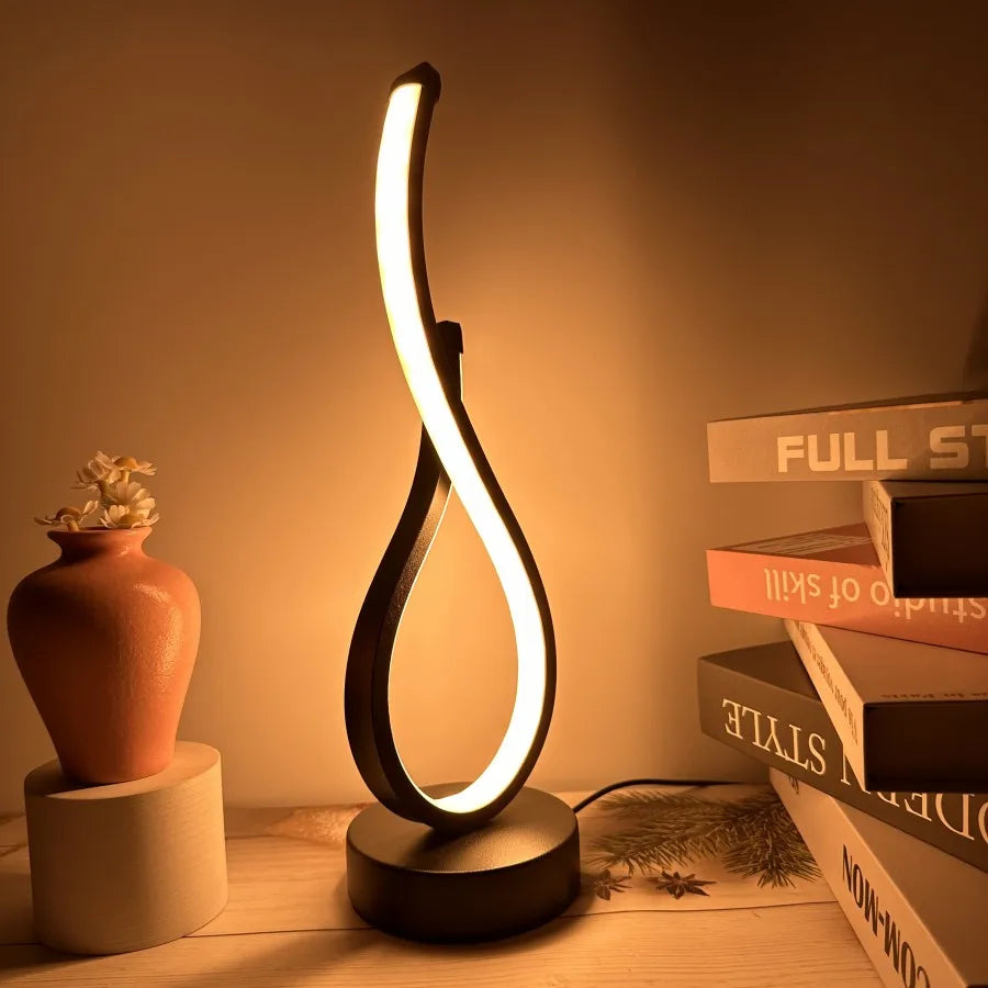 Abajur LED Decorativo Art Deco - Elegância e Versatilidade
