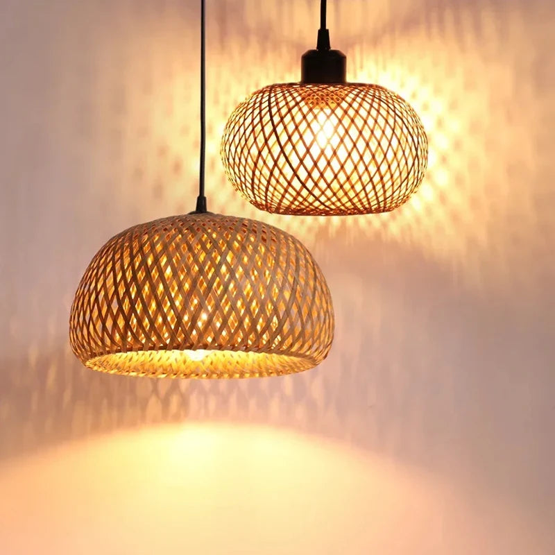 Luminária Pendente de Bambu Artesanal para Ambientes Aconchegantes