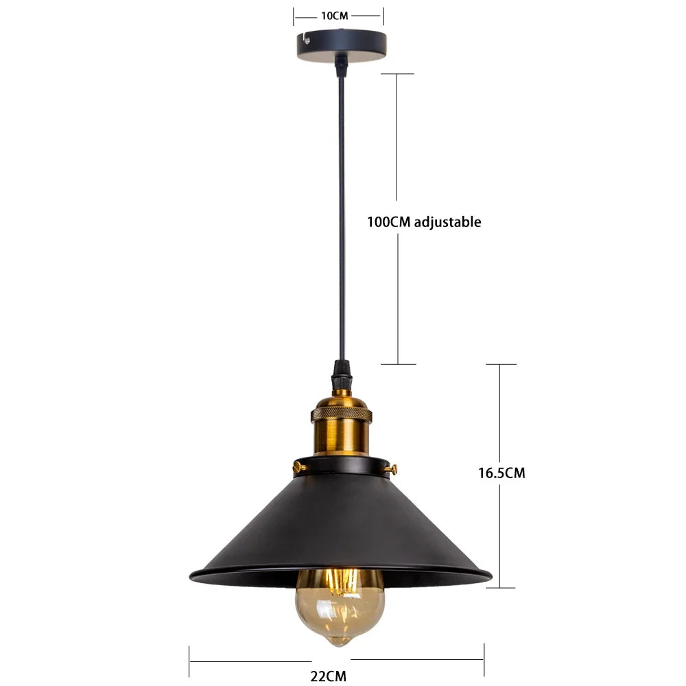 Luminária Pendente Vintage LED para Ambientes Modernos
