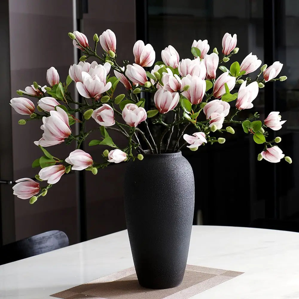 Magnólia Artificial Elegante para Decoração de Interiores