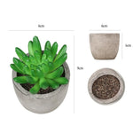 Carregue a imagem na visualização da galeria, Decoração Elegante com Mini Plantas Artificiais em Vaso
