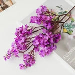 Carregue a imagem na visualização da galeria, Flor de Cerejeira Artificial Rosa Branco - Beleza Atemporal para Sua Decoração
