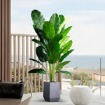 Carregue a imagem na visualização da galeria, Planta Artificial Tropical de Folhas Grandes para Decoração
