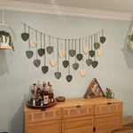 Carregue a imagem na visualização da galeria, Guirlanda de Folhas de Macramê para Decoração Boho
