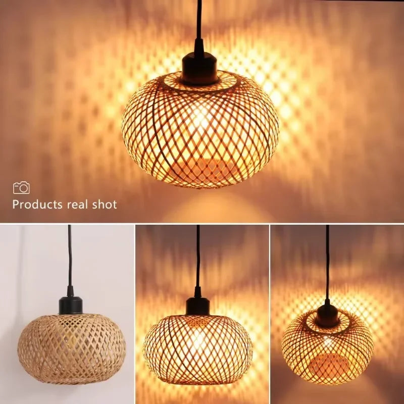 Luminária Pendente de Bambu Artesanal para Ambientes Aconchegantes