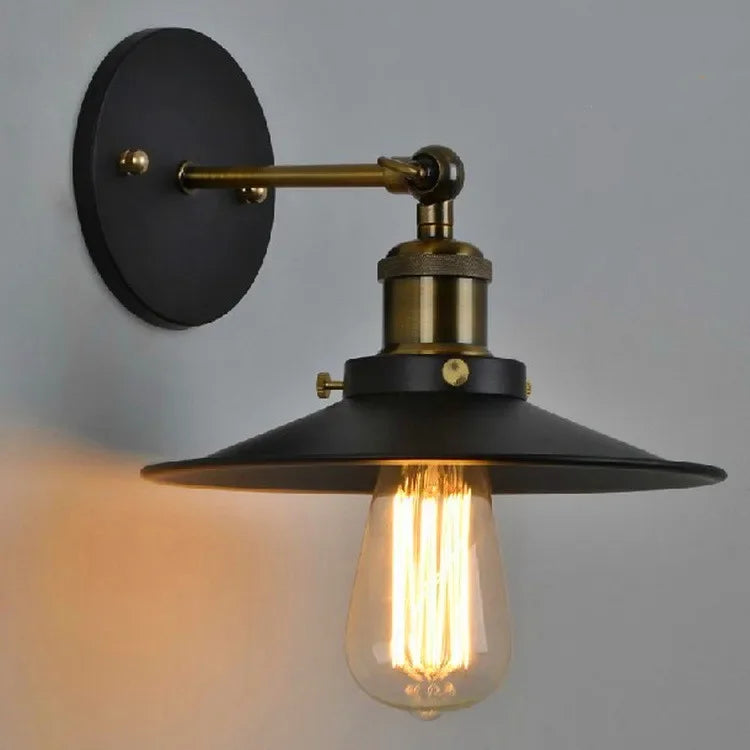 Luminária de Parede Vintage Estilo Industrial com LED