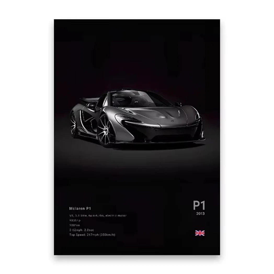 Arte em Tela de Carros Icônicos - Decoração Moderna