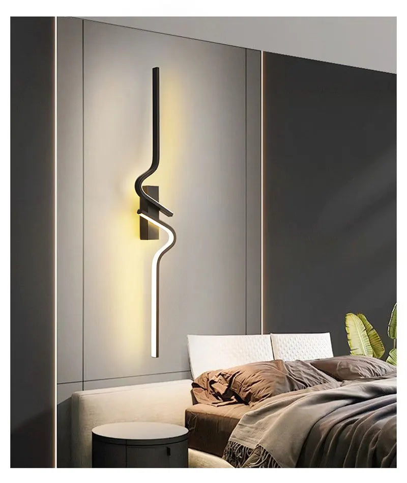 Luminária de Parede LED Moderna com Iluminação Dupla