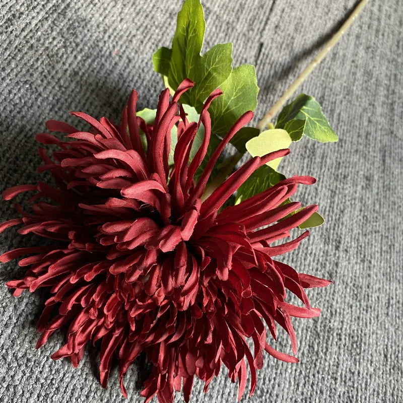 Crisântemo de Seda Luxuoso para Decoração e Eventos