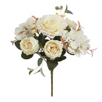 Carregue a imagem na visualização da galeria, Buquê Vintage de Flores Artificiais em Seda para Decoração Elegante
