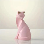 Carregue a imagem na visualização da galeria, Estátuas de Gato em Resina para Decoração Elegante
