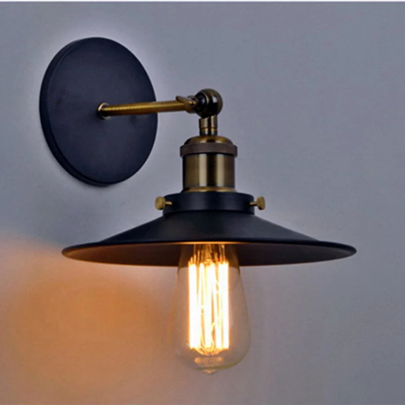 Luminária de Parede Vintage Estilo Industrial com LED