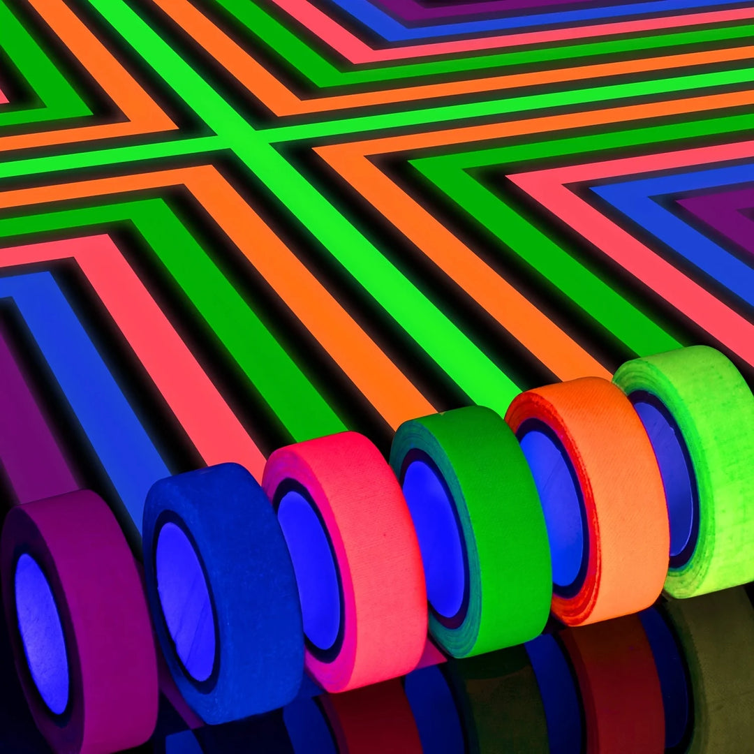 Fita Fluorescente Autoadesiva para Decoração Criativa