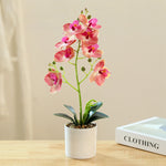 Carregue a imagem na visualização da galeria, Bonsai de Orquídea Artificial: Beleza e Elegância para Sua Decoração
