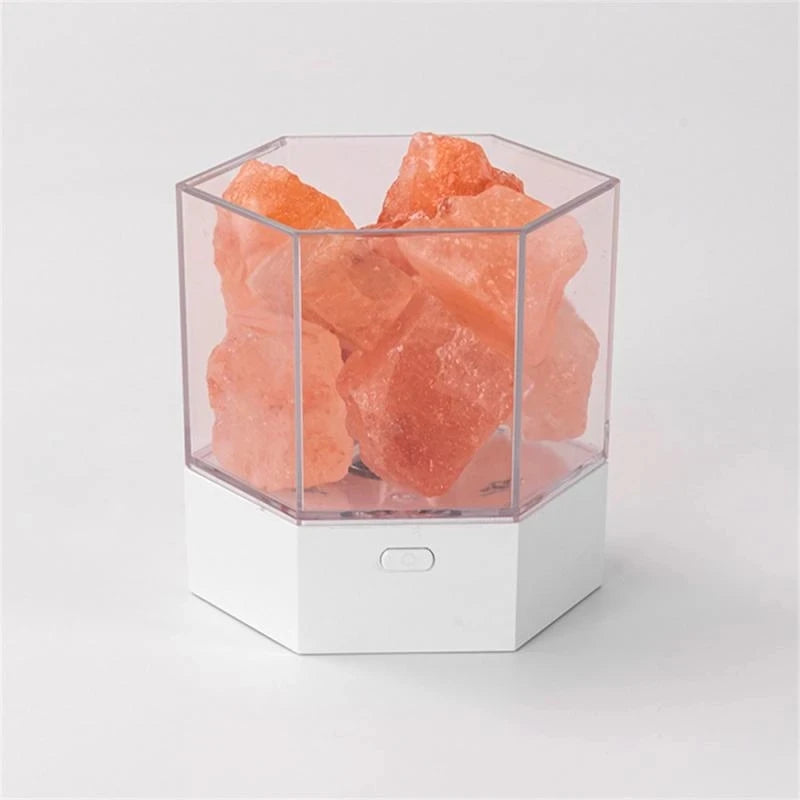 Lâmpada de Sal do Himalaia USB para Meditação e Relaxamento