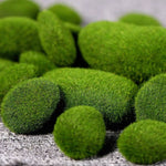 Carregue a imagem na visualização da galeria, Pedras de Musgo Artificial para Decoração Natural - 10 Peças
