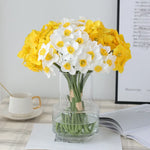 Carregue a imagem na visualização da galeria, Bouquet de Narcisos de Seda para Decoração Elegante
