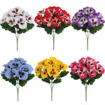Carregue a imagem na visualização da galeria, Flores Artificiais de Seda para Decoração Elegante
