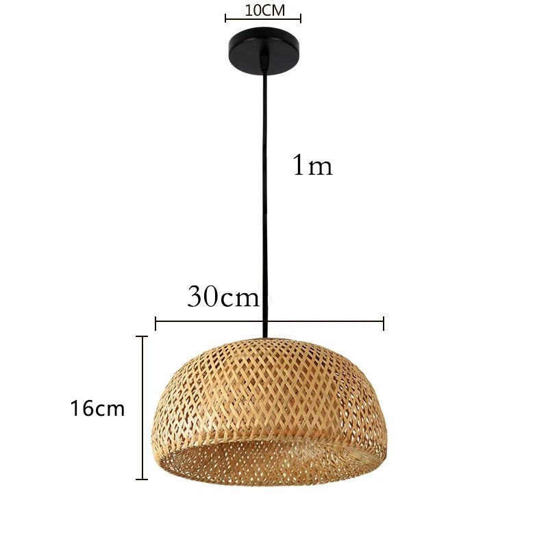 Luminária Pendente de Bambu Artesanal para Ambientes Aconchegantes