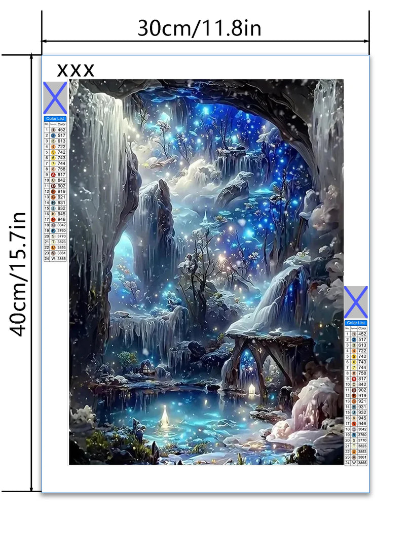 Pintura Diamante DIY Estrelado: Arte Brilhante para Sua Casa