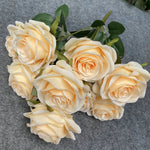 Carregue a imagem na visualização da galeria, Buquê de Rosas Artificiais Elegantes para Decoração de Casamento
