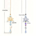 Carregue a imagem na visualização da galeria, Suncatcher de Metal e Cristal: Charme e Luz para Sua Casa

