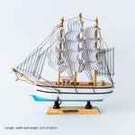 Carregue a imagem na visualização da galeria, Modelo Decorativo de Veleiro em Madeira para Ambientes Náuticos
