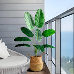 Carregue a imagem na visualização da galeria, Planta Artificial Tropical de Folhas Grandes para Decoração
