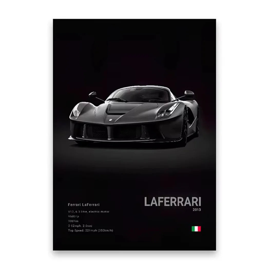 Arte em Tela de Carros Icônicos - Decoração Moderna