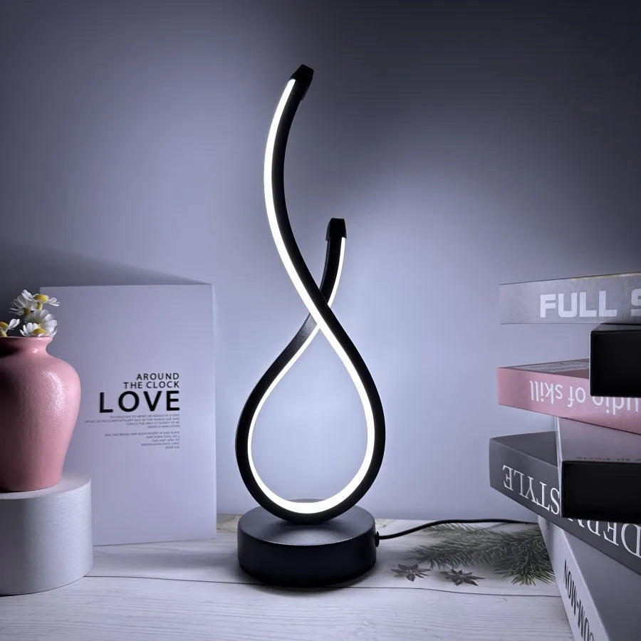 Abajur LED Decorativo Art Deco - Elegância e Versatilidade