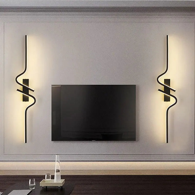 Luminária de Parede LED Moderna com Iluminação Dupla