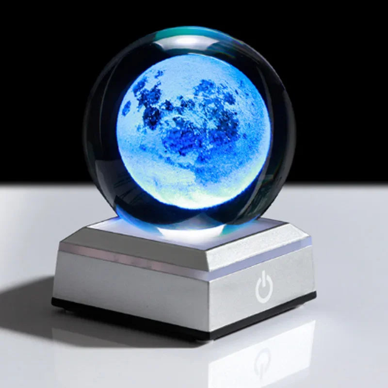 Luminária 3D Galáxia: Atmosfera Mágica para Sua Mesa Loja Salve Decor