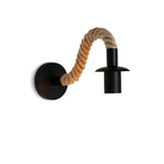 Carregue a imagem na visualização da galeria, https://salvedecor.com/products/luminaria-parede-industrial-corda-canhamo
