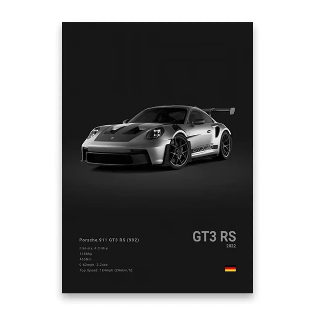 Arte em Tela de Carros Icônicos - Decoração Moderna