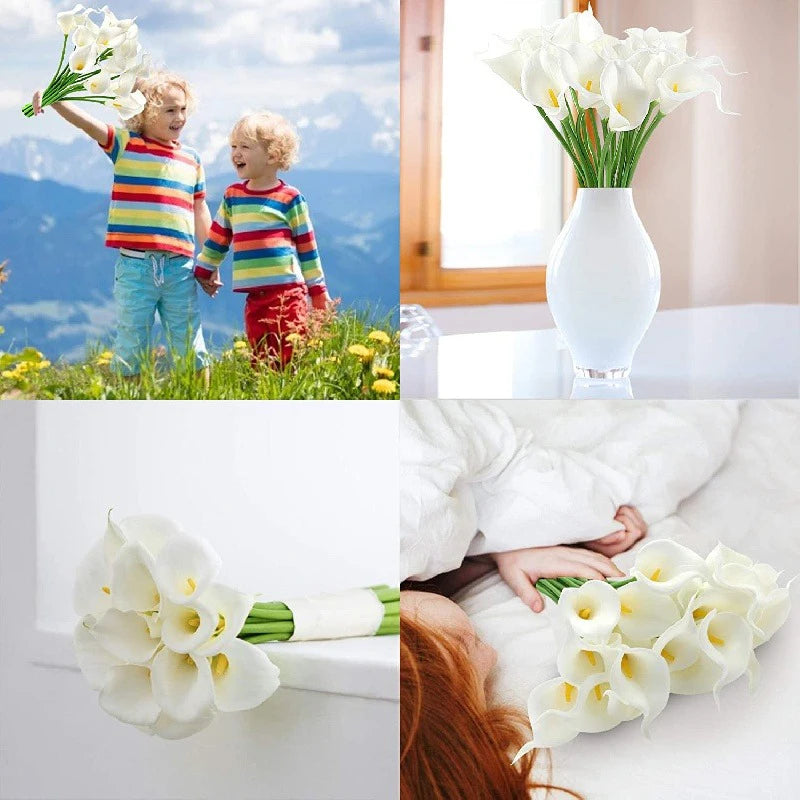 Buquê de Lírios Calla Toque Real para Decoração e Casamentos